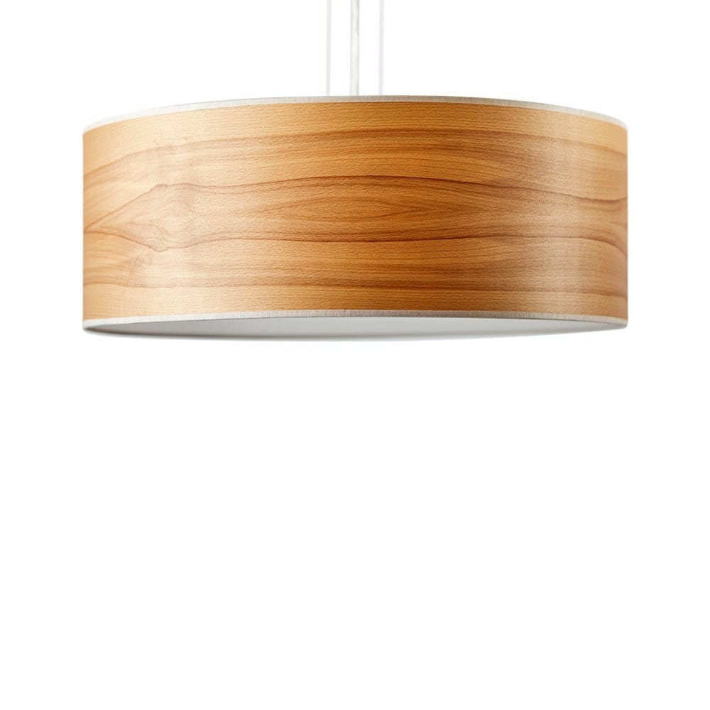 LeuchtNatur Hängeleuchte 55cm Discus Hängelampe Kernbuche