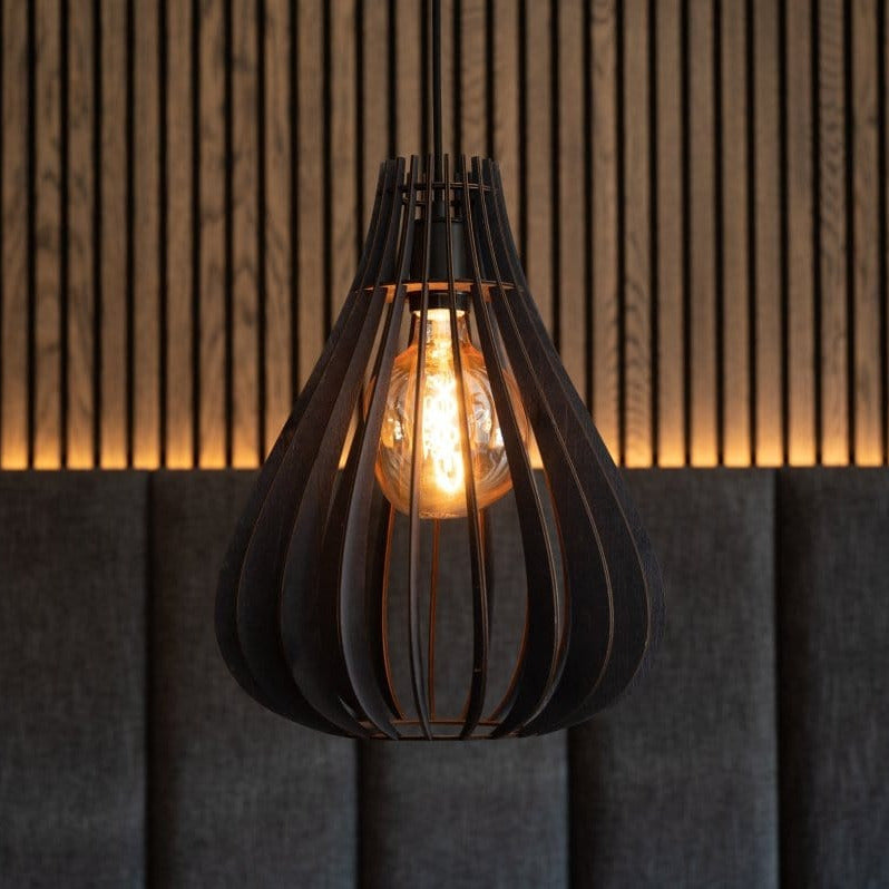 Leuchtnatur Holz Hängelampe Modell Conny