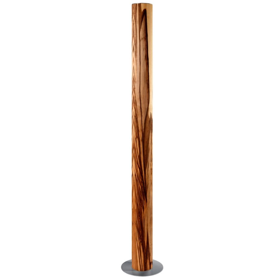 Columna Stehlampe Nussbaum Holzfurnier Lampe | Leuchtnatur –