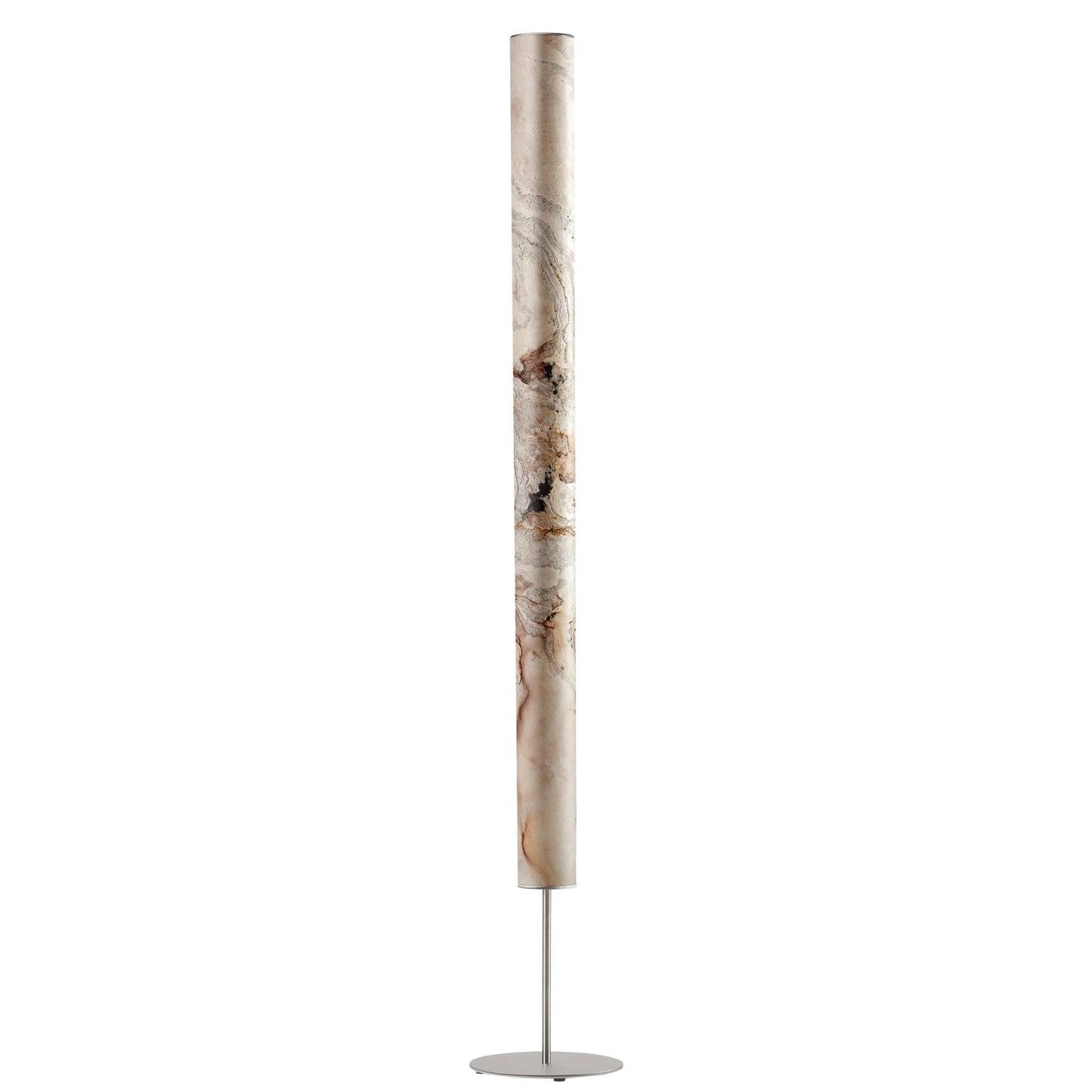 Columna Stehlampe Stein Weißperle mit Stab - Stehleuchte - Leuchtnatur