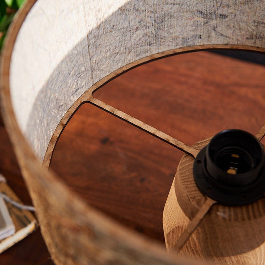 LeuchtNatur Tischleuchte/Nachttischlampe Pura Nachttischlampe Kornblume