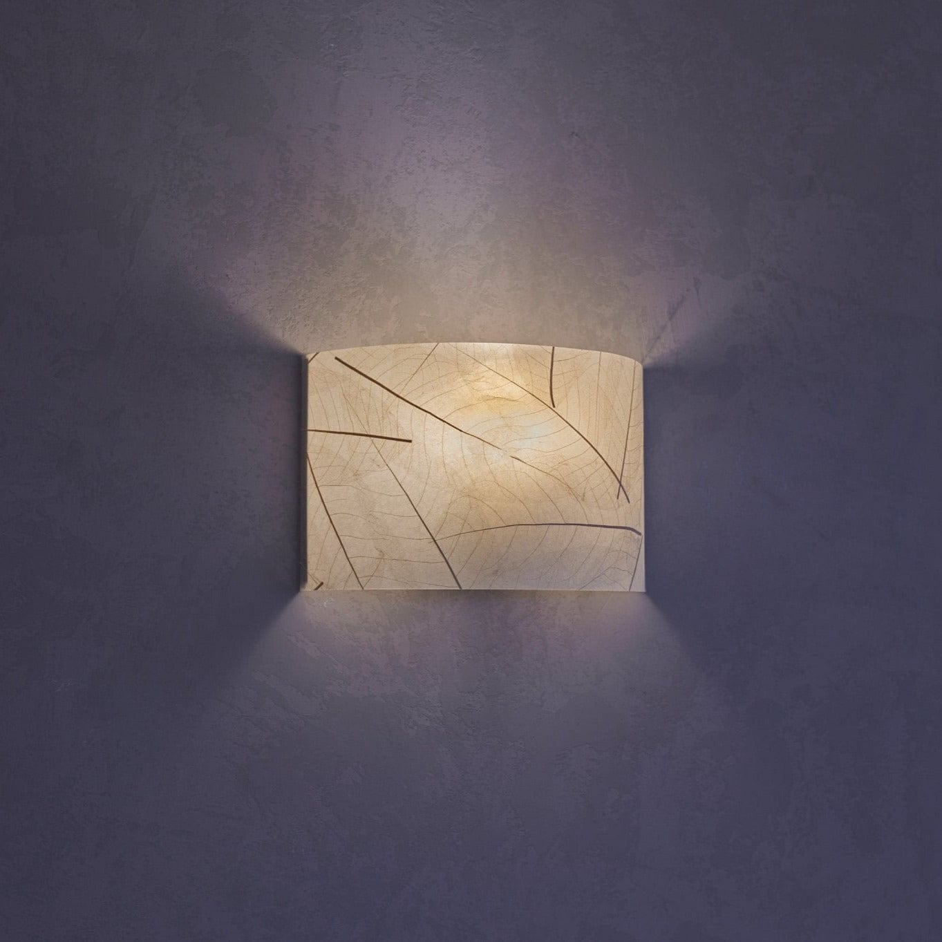LeuchtNatur Wandleuchte Cortex Wandleuchte Blätter