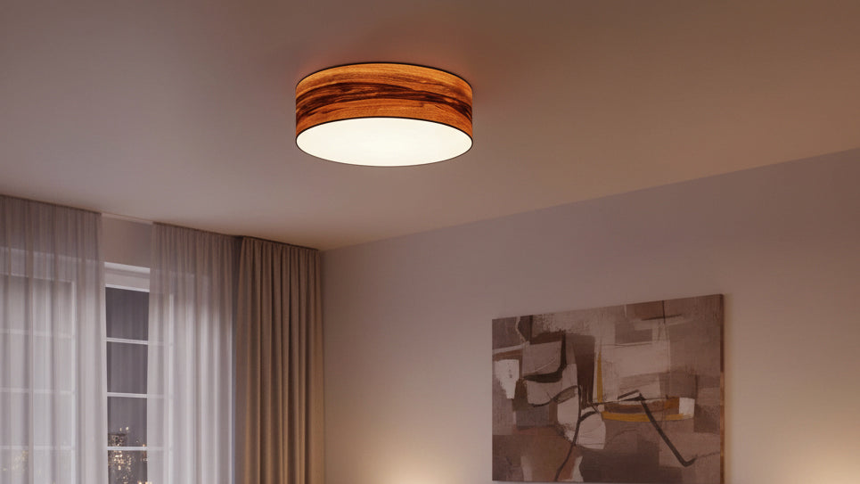 Deckenlampen aus Holz und Alternativen fürs Schlafzimmer