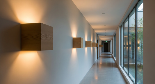 Handgefertigte Wandlampen aus Holz und interessanten Materialien – echtes Handwerk, das leuchtet