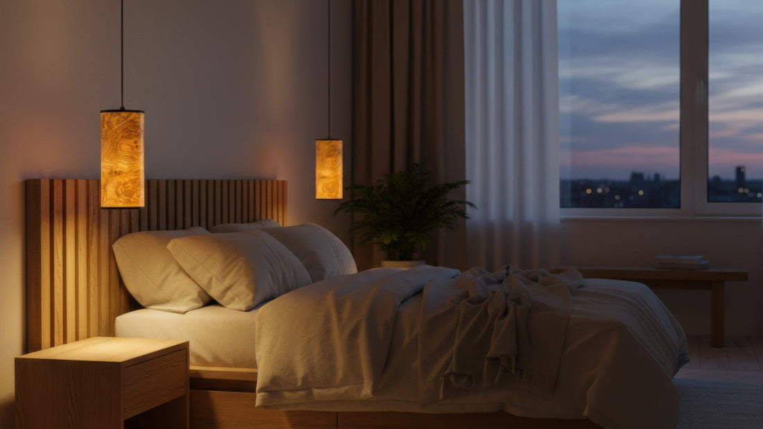 Eintauchen in die Welt der Nachttischlampen – mit Holz und Stil