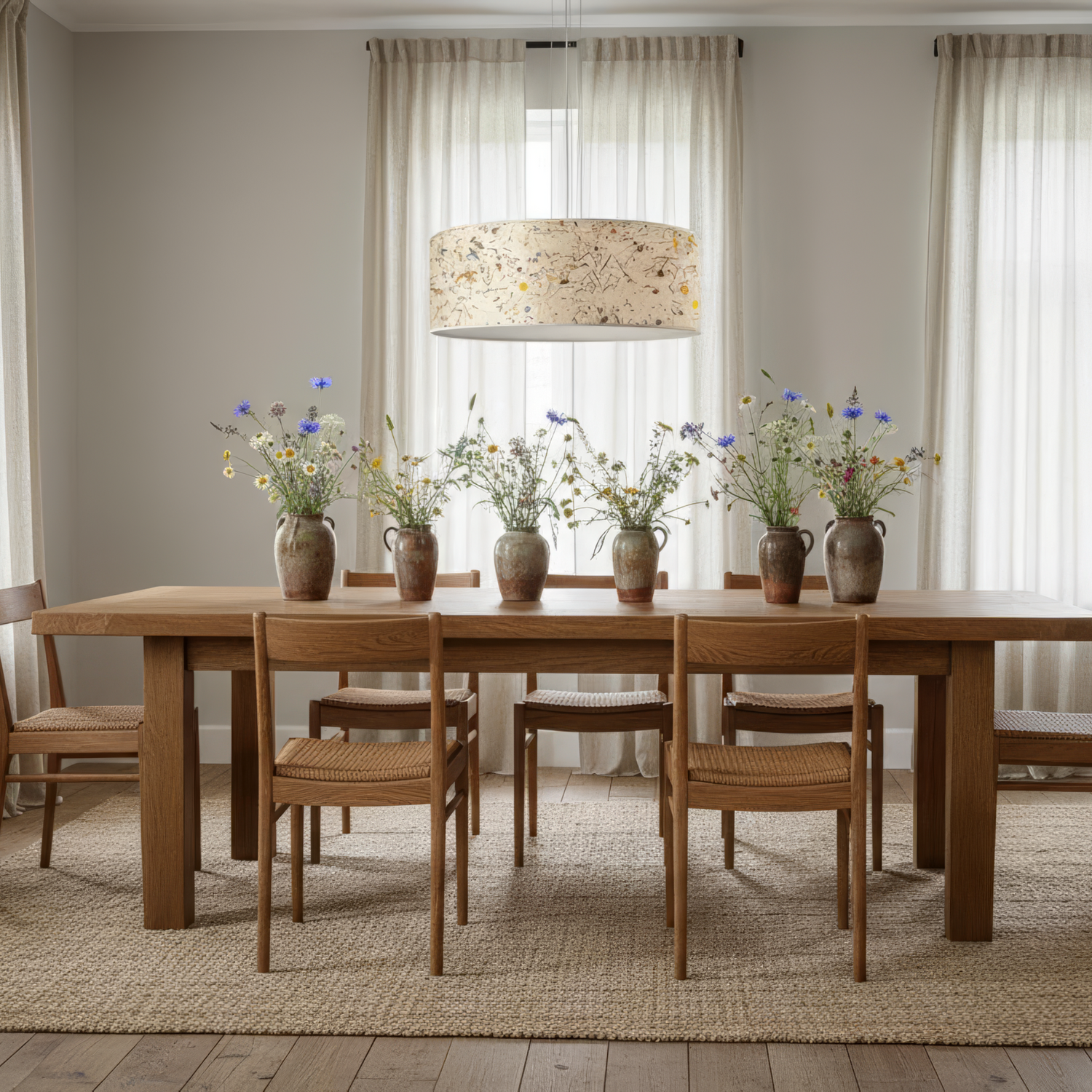 Discus Pendelleuchten 35cm - Natürlich, nachhaltig & stilvoll