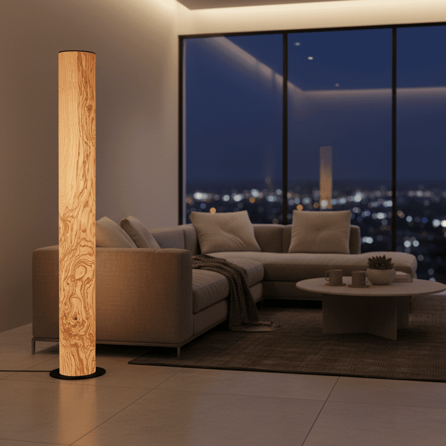 Holzfurnier Lampen - Leuchten mit warmem Charkter - Leuchtnatur