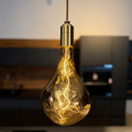 E27 LED Leuchtmittel irregular A165 - 4 Watt Gold