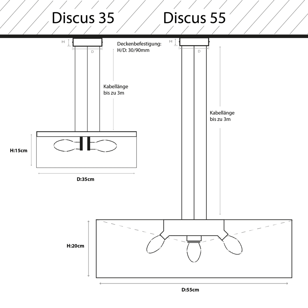 Discus Pendelleuchte Hängeleuchte