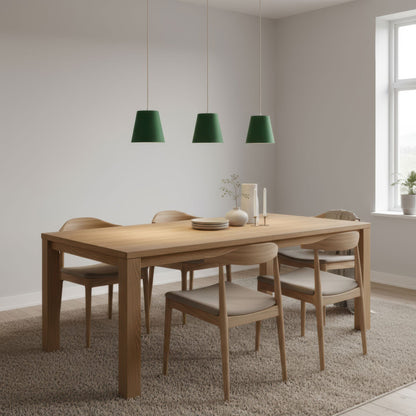 Leuchtnatur 3er Set Konus Pendellampe Loden grün