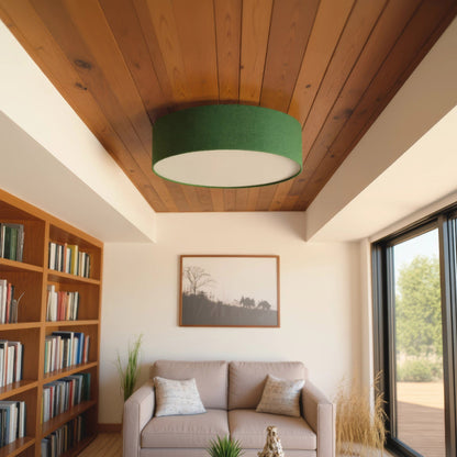 LeuchtNatur Deckenleuchte Discus Deckenleuchte Loden Grün