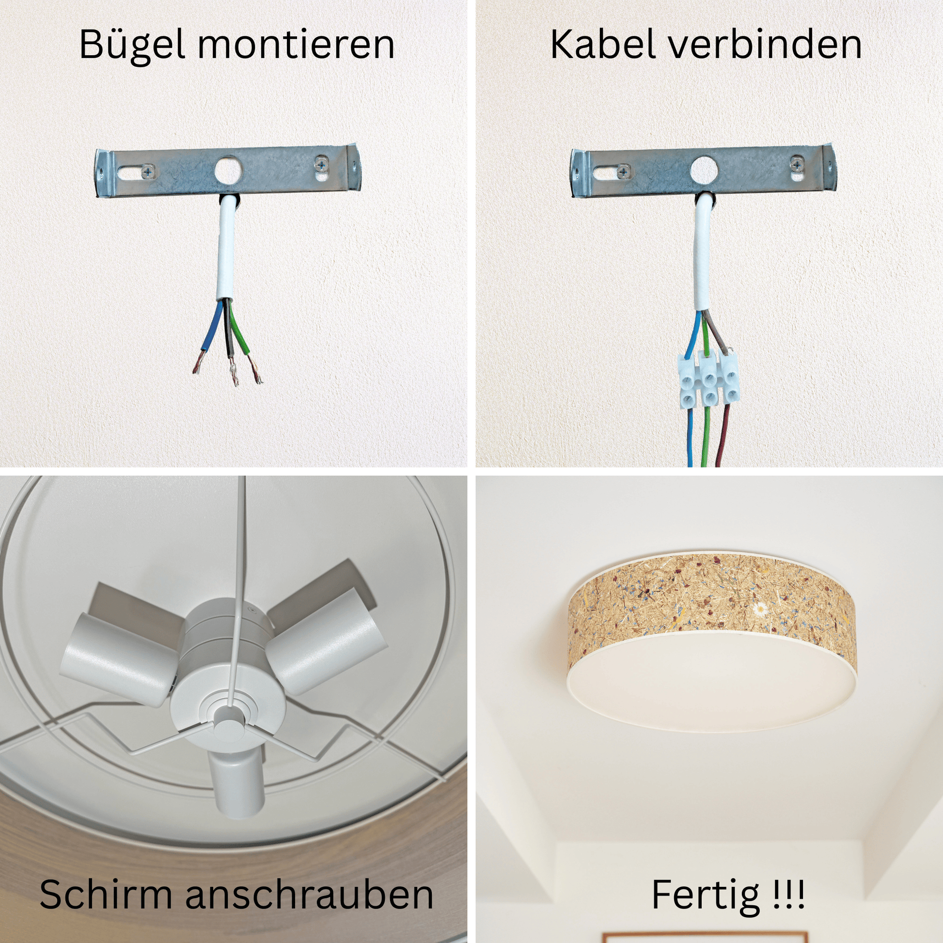 LeuchtNatur Deckenleuchte Natur Deckenleuchte Discus von LeuchtNatur | handgemacht in Almwiese