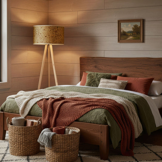 LeuchtNatur Dreibeinstehleuchte Ligno Stehlampe Rosenblüte