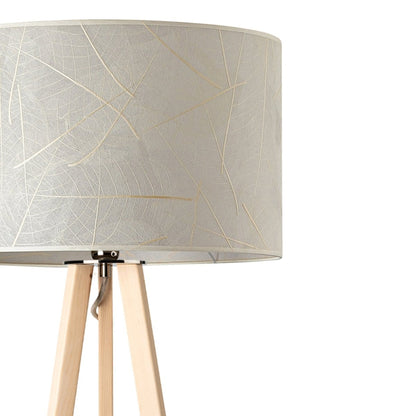 LeuchtNatur Dreibeinstehleuchte Zirbe Ligno Stehlampe Blätter