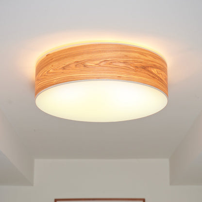 LeuchtNatur Hängeleuchte 35cm Holz Deckenleuchte Discus von LeuchtNatur  | handgemacht in Olivesche