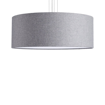 LeuchtNatur Hängeleuchte 55cm Discus Hängelampe Loden grau