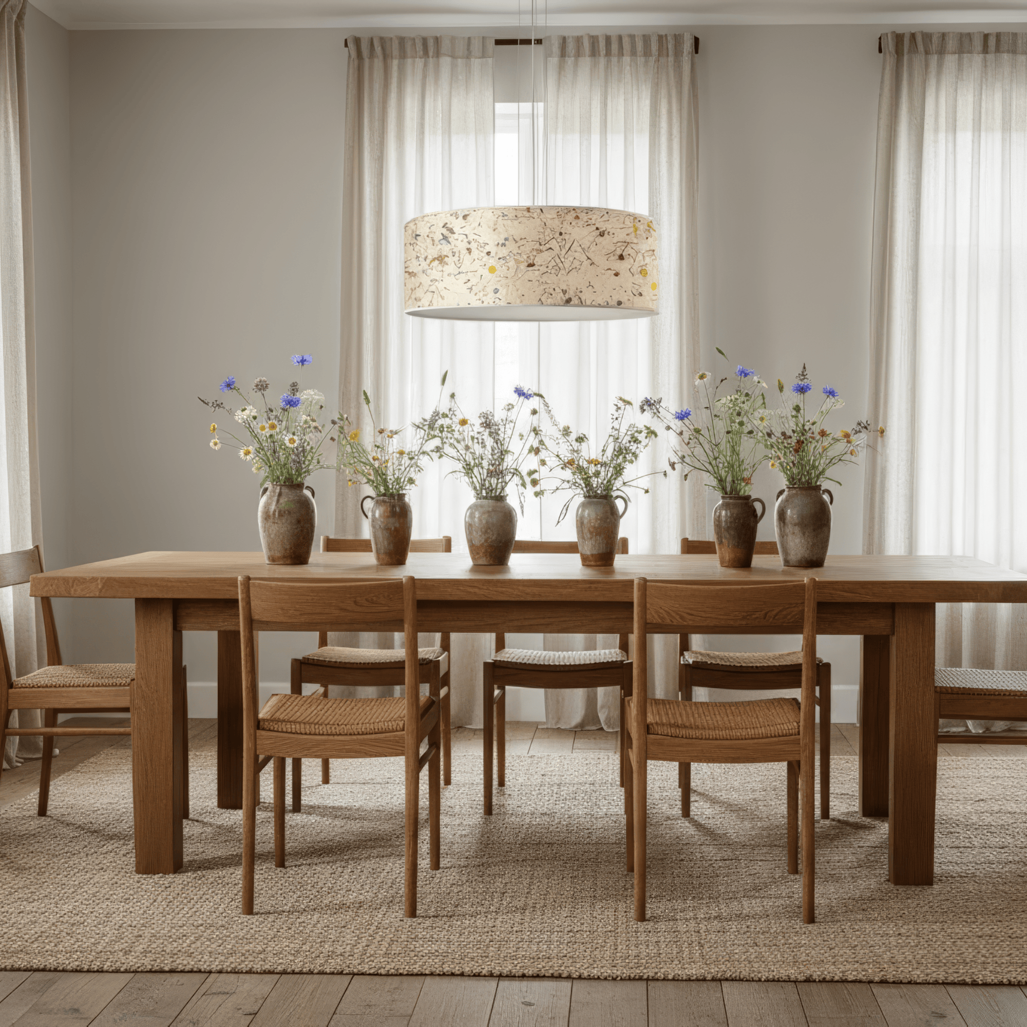 LeuchtNatur Hängeleuchte Almwiese Light / 35cm Discus Pendelleuchte