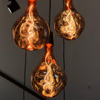 Leuchtnatur Hängeleuchte Amber / 3er Set Pirum Designer Retro Glühbirne von LeuchtNatur