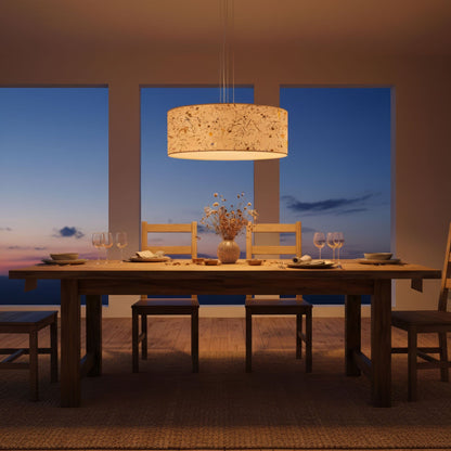 LeuchtNatur Hängeleuchte Discus Hängelampe Almwiese light