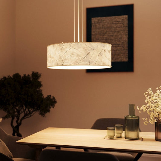 LeuchtNatur Hängeleuchte Discus Hängelampe Blättern