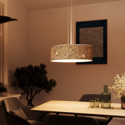 LeuchtNatur Hängeleuchte Natur Pendelleuchte Discus von LeuchtNatur | handgemacht in Almwiese