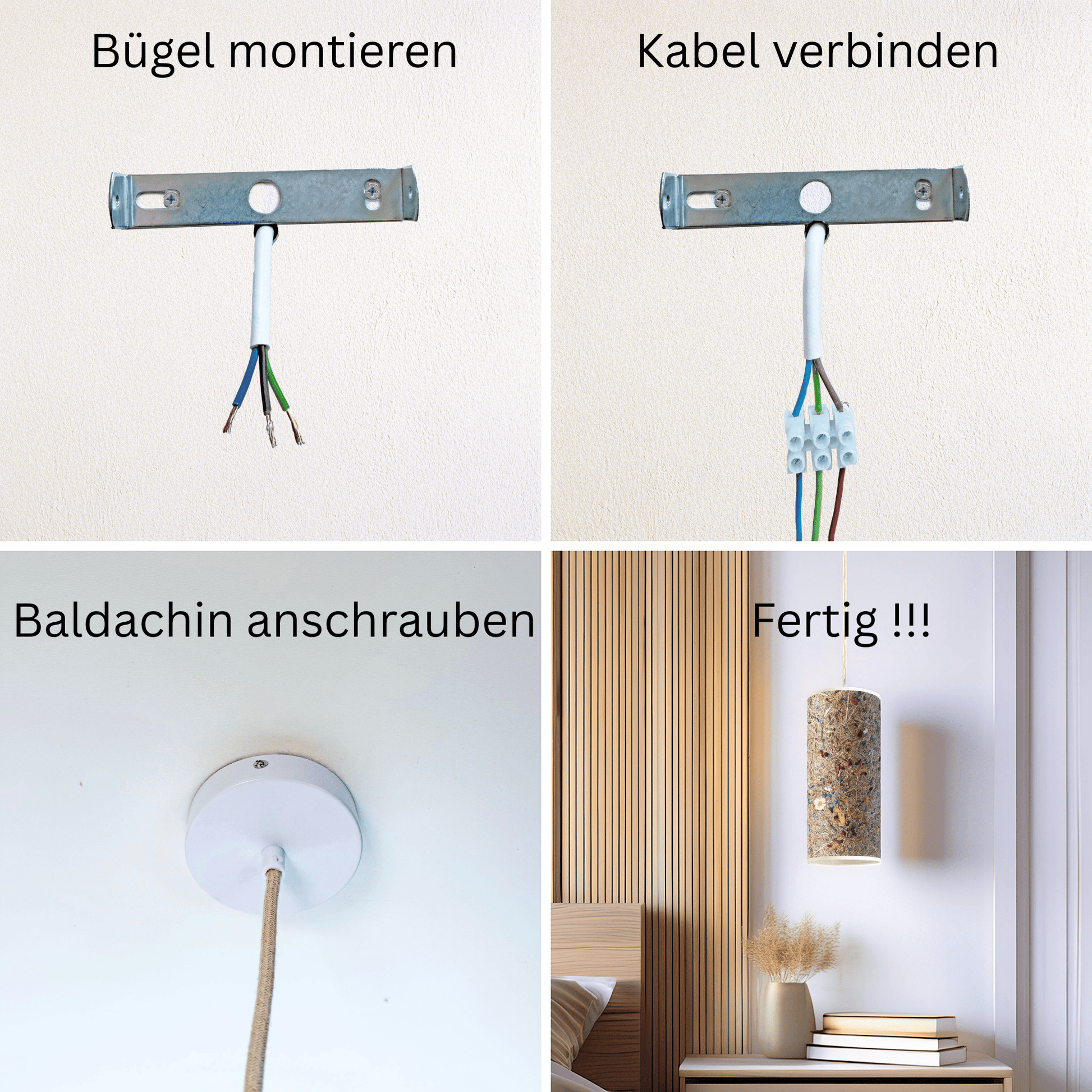 LeuchtNatur Hängeleuchte Natur Pendelleuchte Nux von LeuchtNatur | Handgemacht in Almwiese