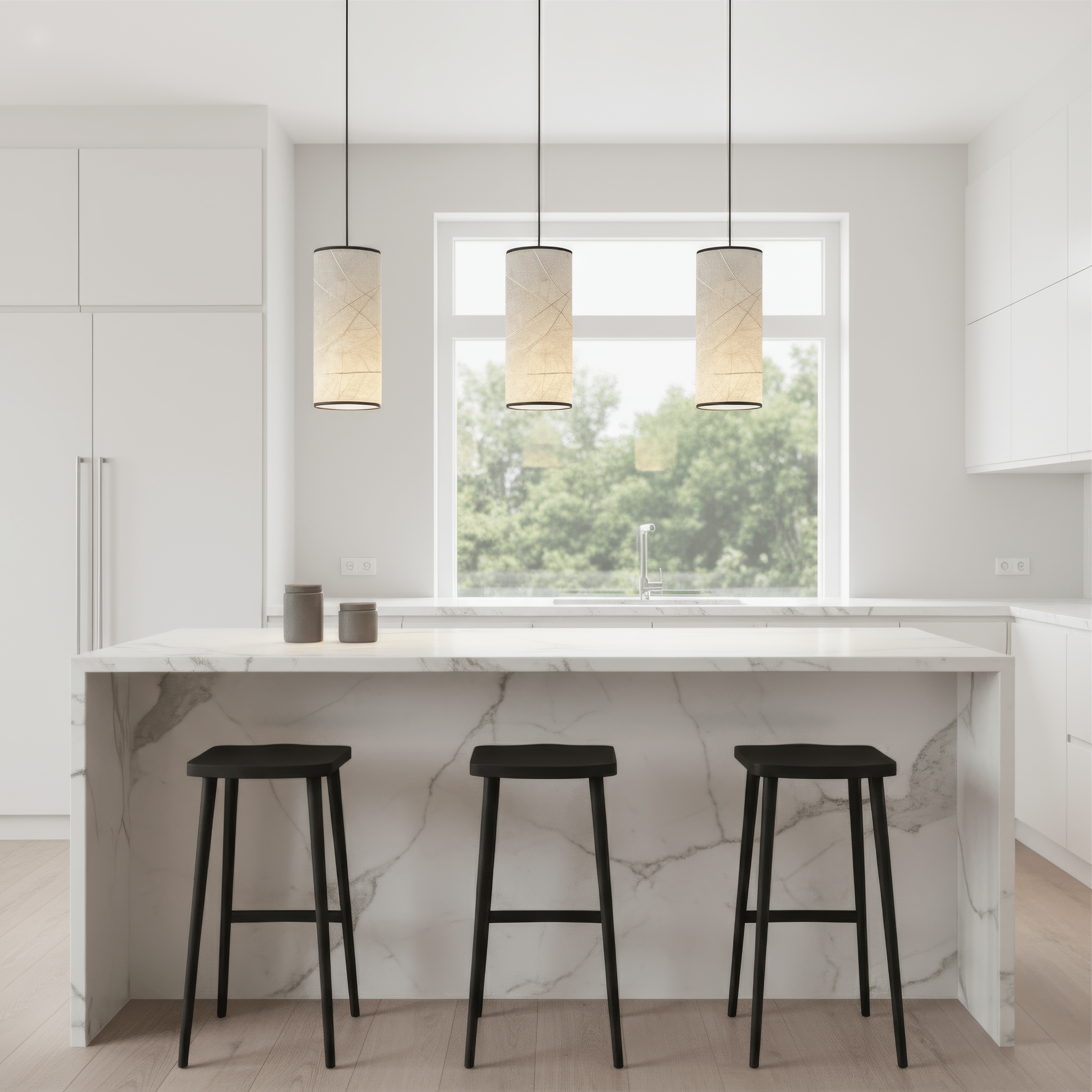 LeuchtNatur Hängeleuchte Natur Pendelleuchte Nux von LeuchtNatur | Handgemacht in Blätter