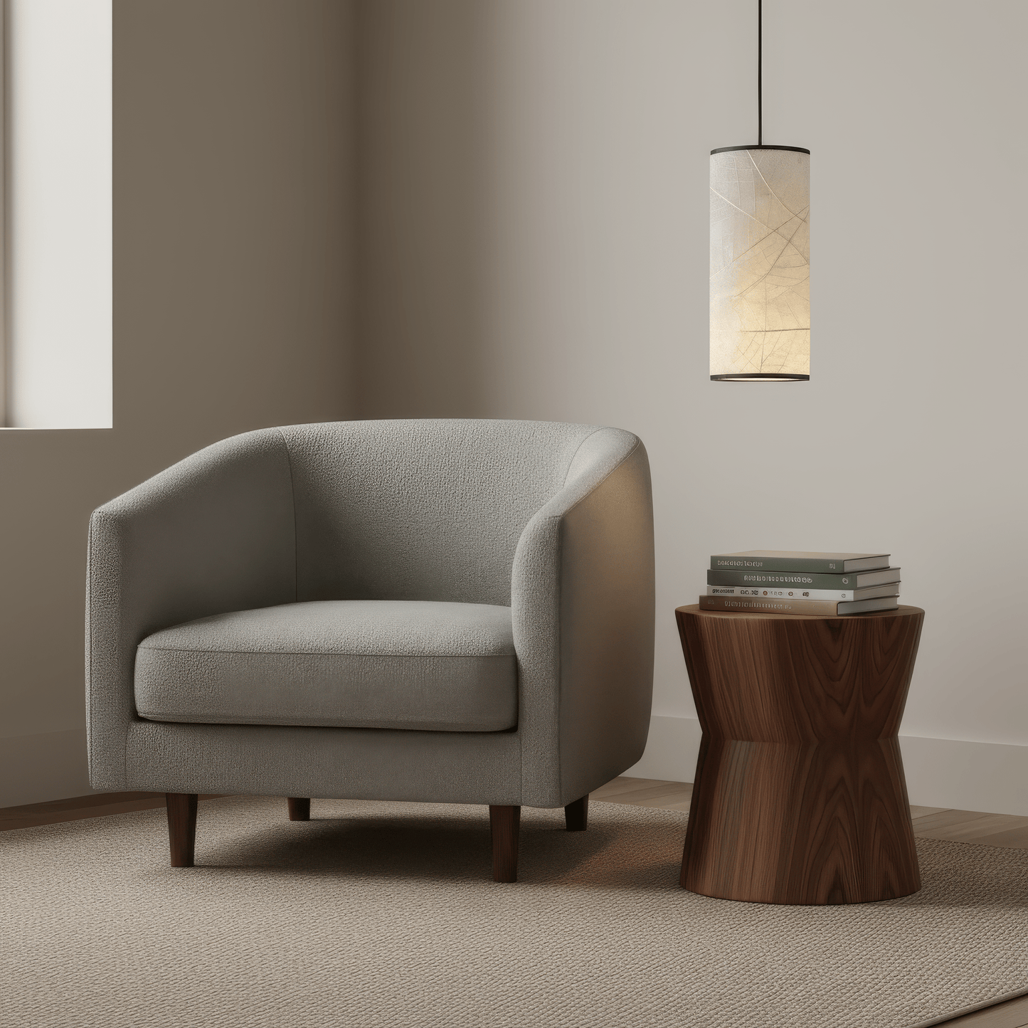 LeuchtNatur Hängeleuchte Natur Pendelleuchte Nux von LeuchtNatur | Handgemacht in Blätter