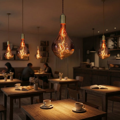 Leuchtnatur Hängeleuchte Pirum Designer Retro Glühbirne von LeuchtNatur