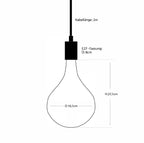 Leuchtnatur Hängeleuchte Pirum Designer Retro Glühbirne von LeuchtNatur