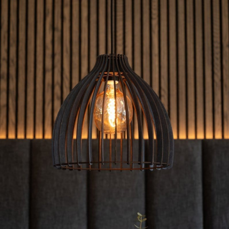 Leuchtnatur Holz Hängelampe Modell Anna