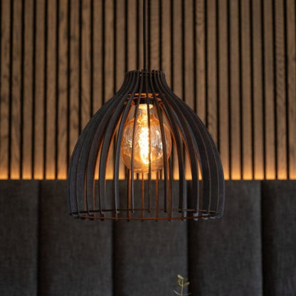 Leuchtnatur Holz Hängelampe Modell Anna