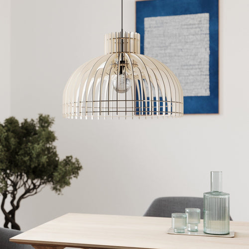 Leuchtnatur Holz Hängelampe Modell Bella