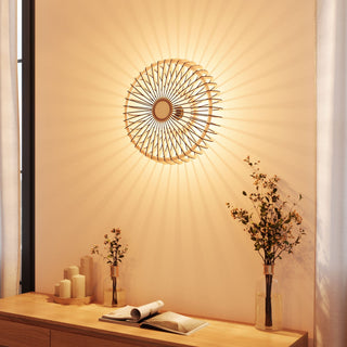 Holz Wandlampe Modell Lisa