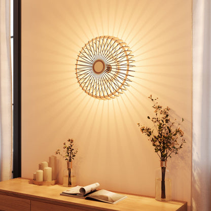 Leuchtnatur Holz Wandlampe Modell Lisa