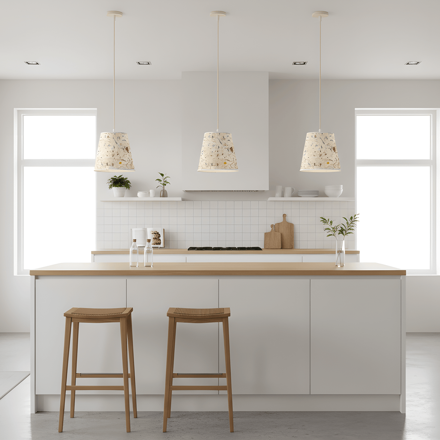 Leuchtnatur Natur Pendelleuchte Konus von LeuchtNatur | Handgemacht aus Almwiese light