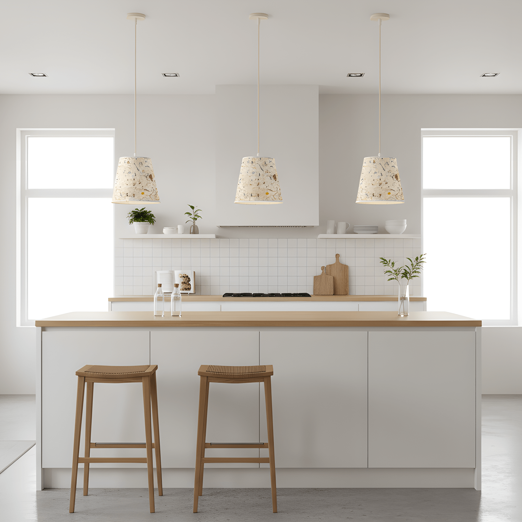 Leuchtnatur Natur Pendelleuchte Konus von LeuchtNatur | Handgemacht aus Almwiese light