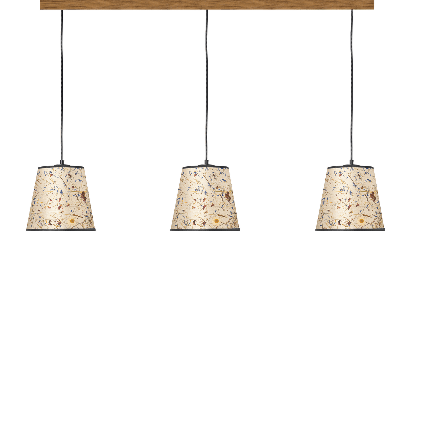 Leuchtnatur Schwarz Natur Pendelleuchte Konus 3er Set von LeuchtNatur | Handgemacht in Almwiese light