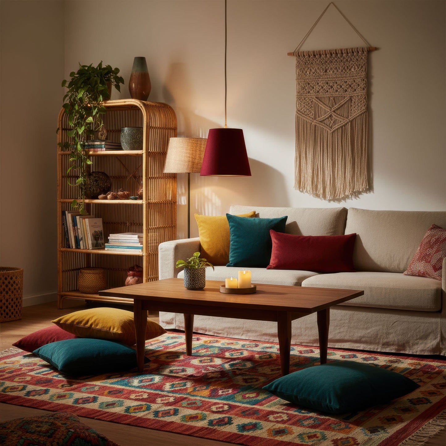 Leuchtnatur Schwarz Naturlampe Konus | Pendelleuchte von LeuchtNatur Loden rot