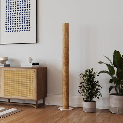 LeuchtNatur Stehleuchte Columna Stehlampe Birke Maser