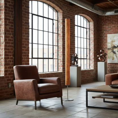 LeuchtNatur Stehleuchte Columna Stehlampe Birke Maser mit Stab