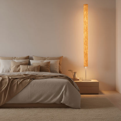 LeuchtNatur Stehleuchte Columna Stehlampe Birke Maser mit Stab