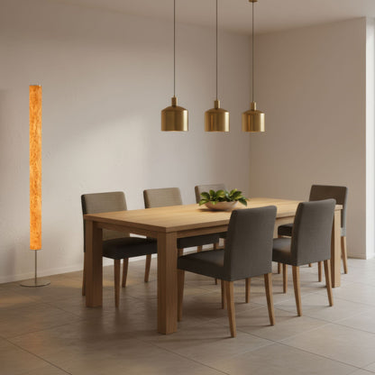 LeuchtNatur Stehleuchte Columna Stehlampe Birke Maser mit Stab