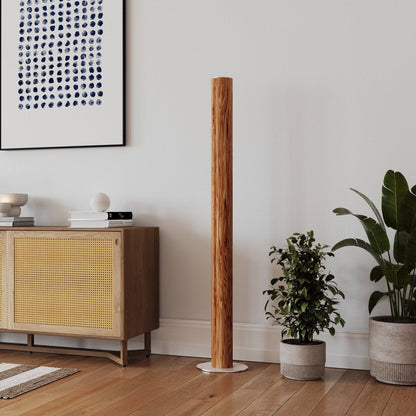 LeuchtNatur Stehleuchte Columna Stehlampe Nussbaum satin
