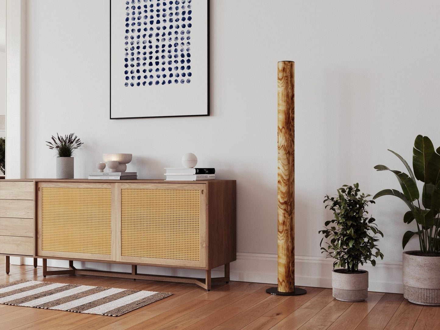 LeuchtNatur Stehleuchte Columna Stehlampe Olivesche Maser