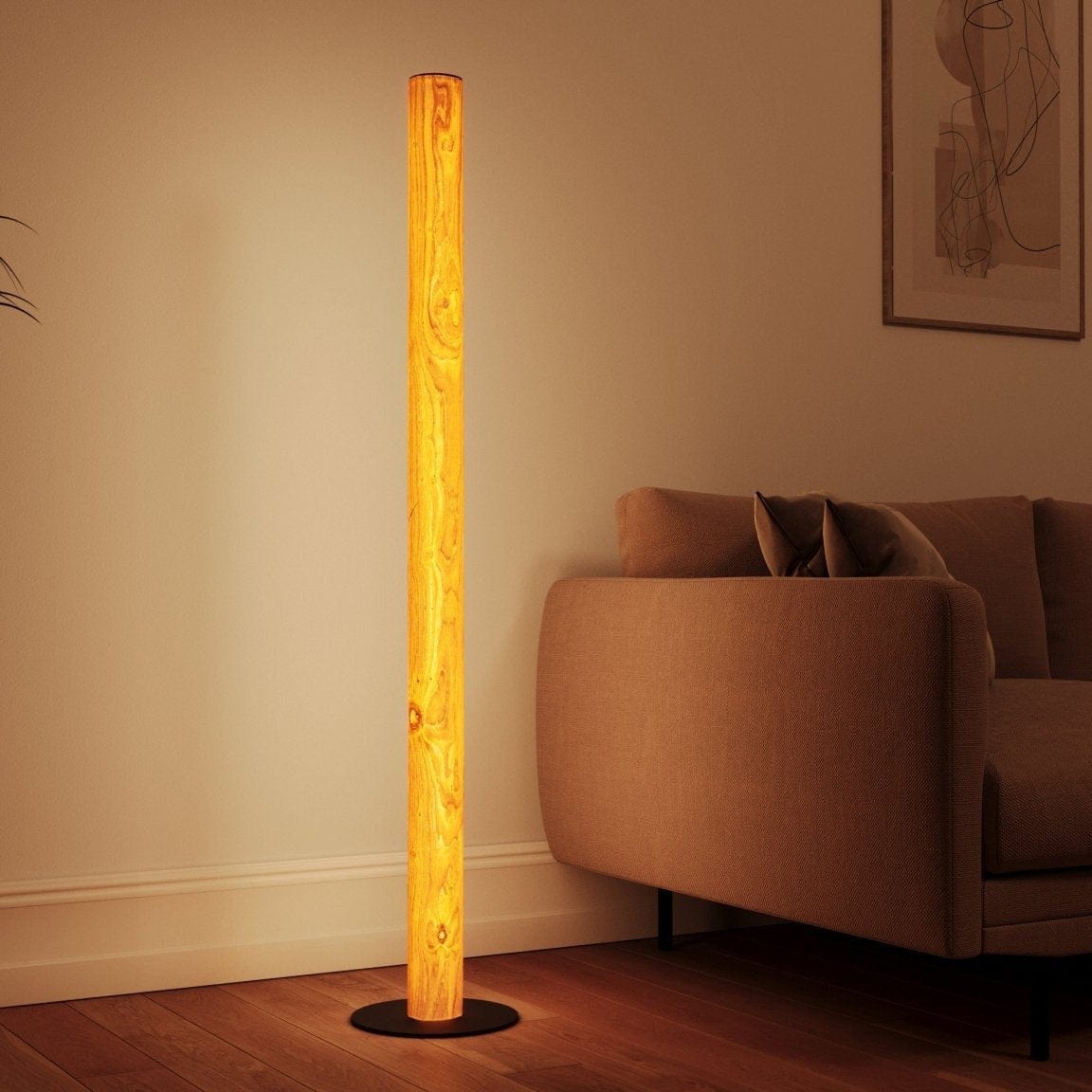 LeuchtNatur Stehleuchte Gracia Stehlampe Eiche - ohne Stab