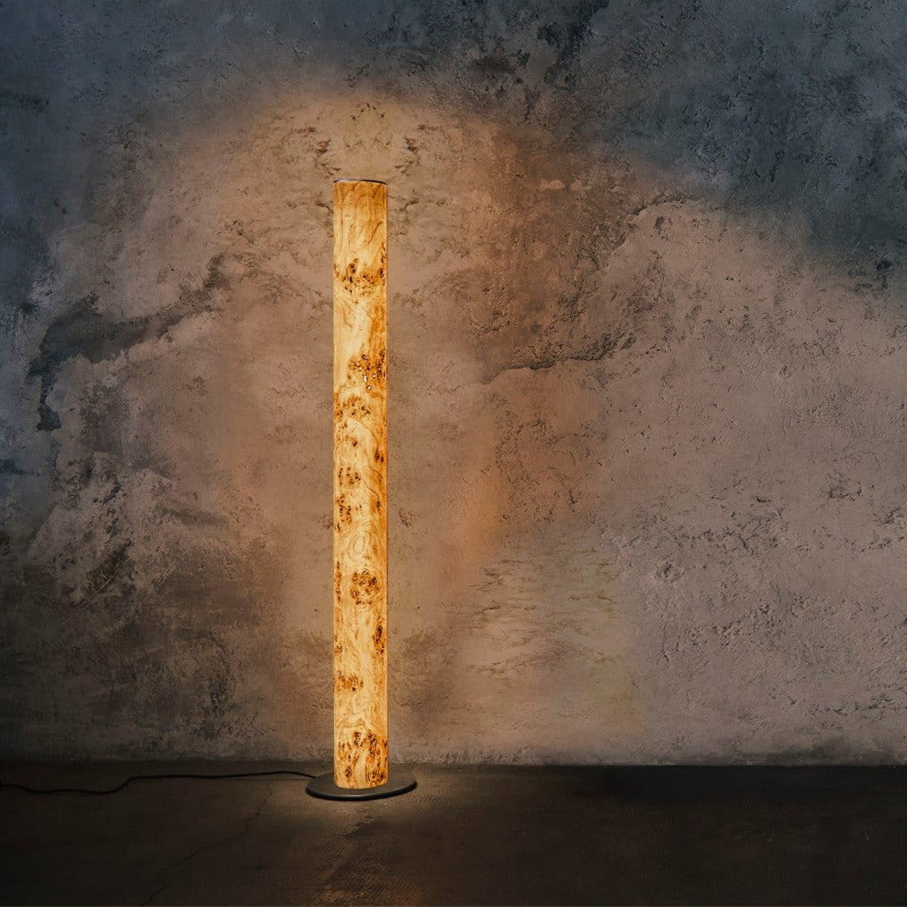 LeuchtNatur Stehleuchte Gracia Stehlampe Pappel Maser - ohne Stab