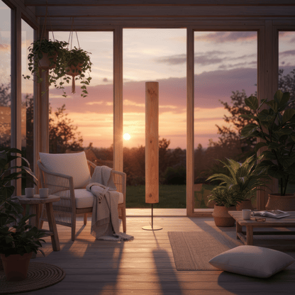 LeuchtNatur Stehleuchte Holzfurnier Stehlampe Arbor von LeuchtNatur | Handgemacht in Eiche