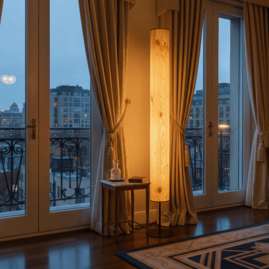 LeuchtNatur Stehleuchte Holzfurnier Stehlampe Arbor von LeuchtNatur | Handgemacht in Eiche