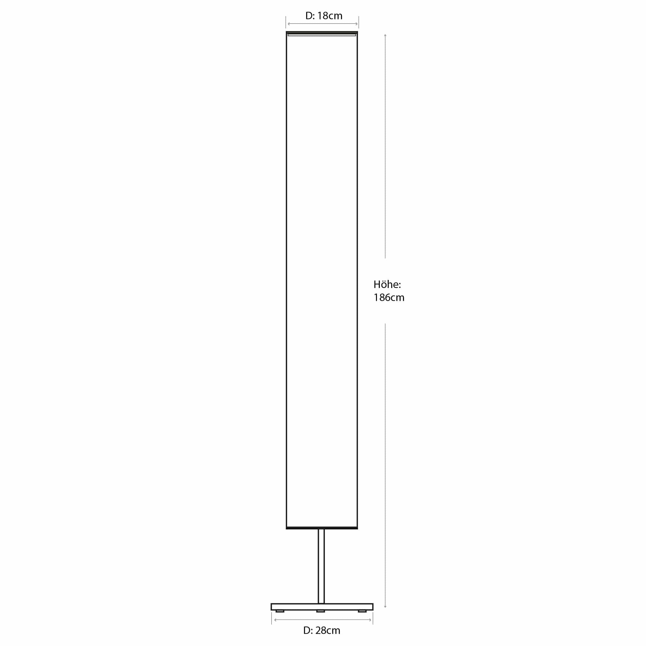 LeuchtNatur Stehleuchte Holzfurnier Stehlampe Arbor von LeuchtNatur | Handgemacht in Eiche